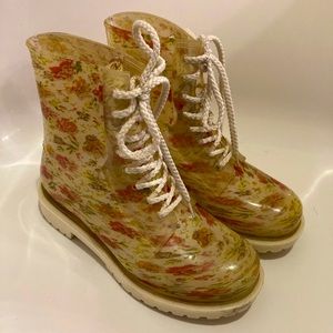 Floral “Dirty Laundry” Boots